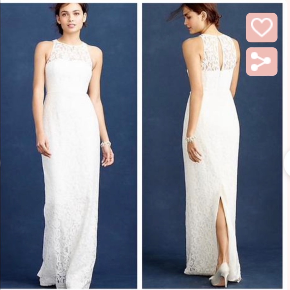 J Crew Pamela Wedding Dress. Size 8. $100